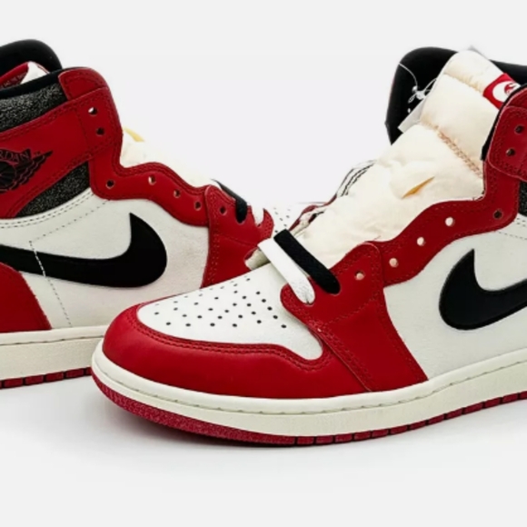 DZ5485-612 Nike Air Jordan 1 RETRO HIGH OG Lost & Found Chicago  Red Black M9 - Picture 3 of 6
